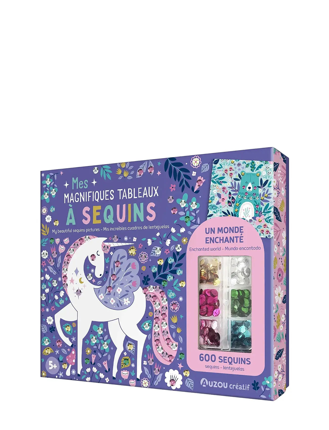 Activity Kit - Sequins Art 600 Toys Creativity Drawing & Crafts Craft Craft Sets Multi/patterned Auzou