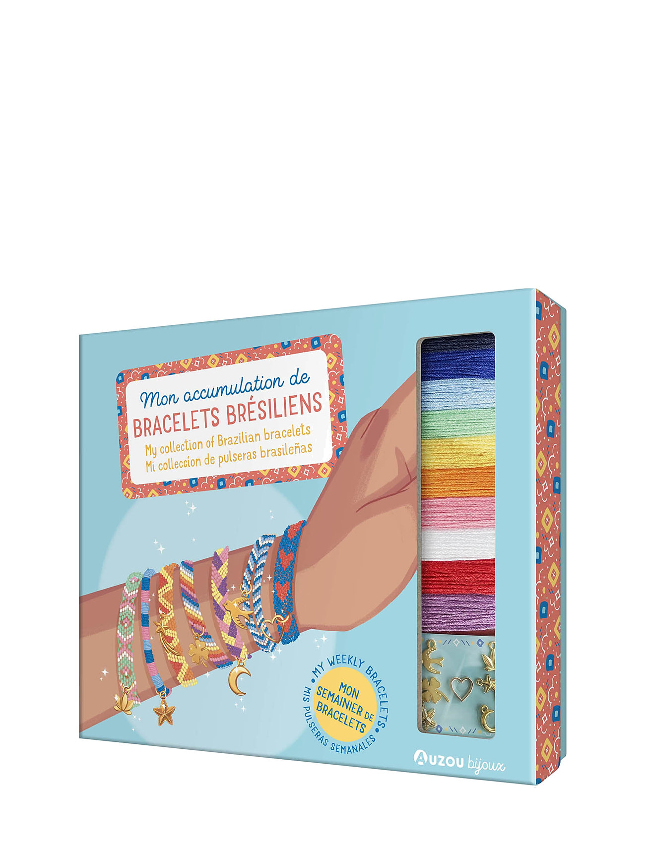 Jewellery Factory - Brazilian Bracelets Toys Creativity Drawing & Crafts Craft Jewellery & Accessories Multi/patterned Auzou
