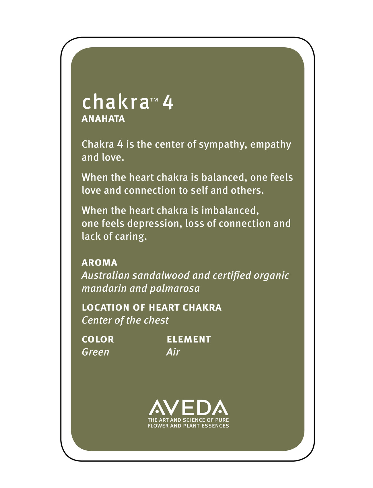Aveda Chakra 4 Balancing Pf Mist, 100 ml, Nude, Parfume > Tåger, Dame