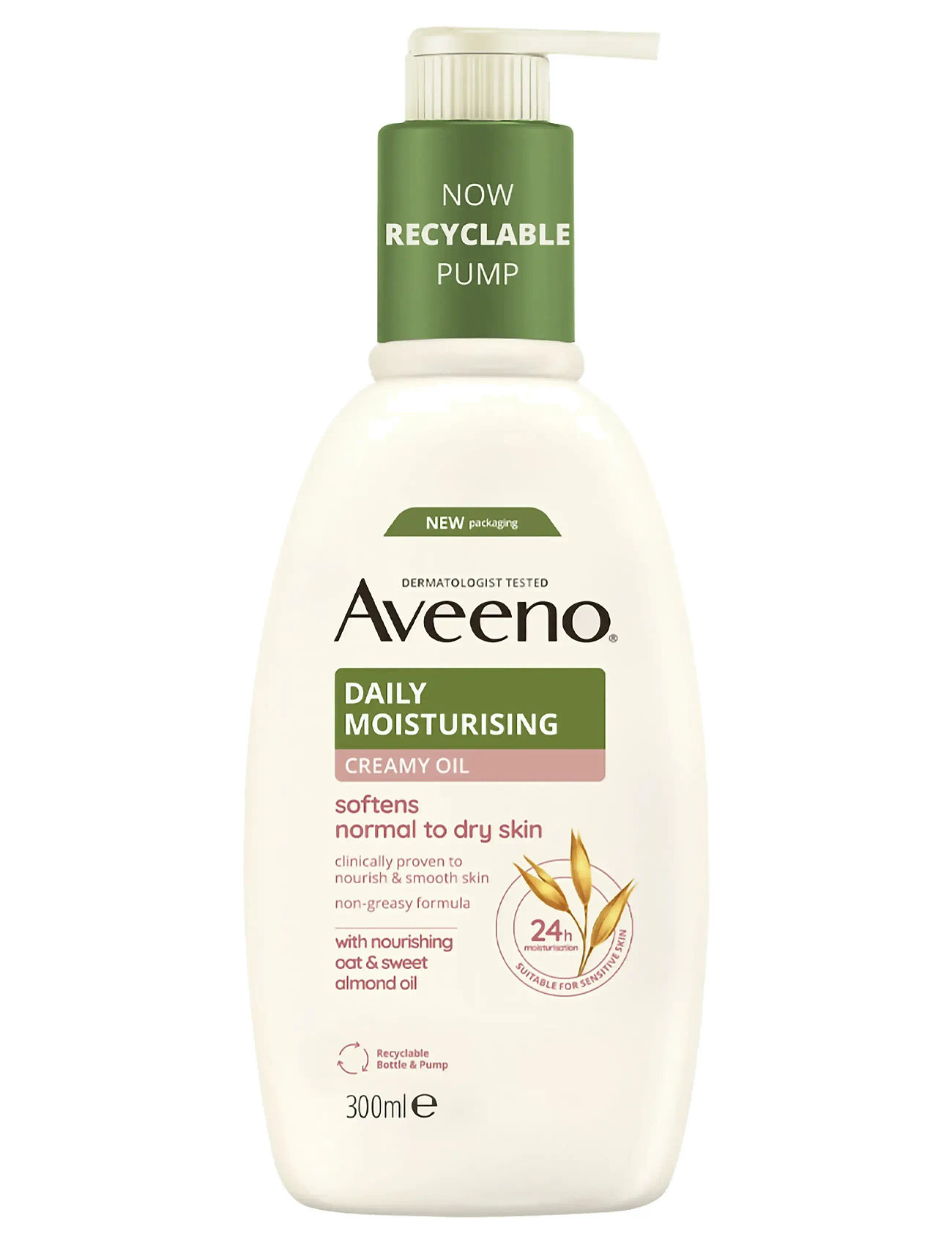 Aveeno Aveeno Daily Moisturising Creamy Oil 300 ml, 300 ml, White, Kropspleje > Cremer & Lotions & Bodybutter, Dame