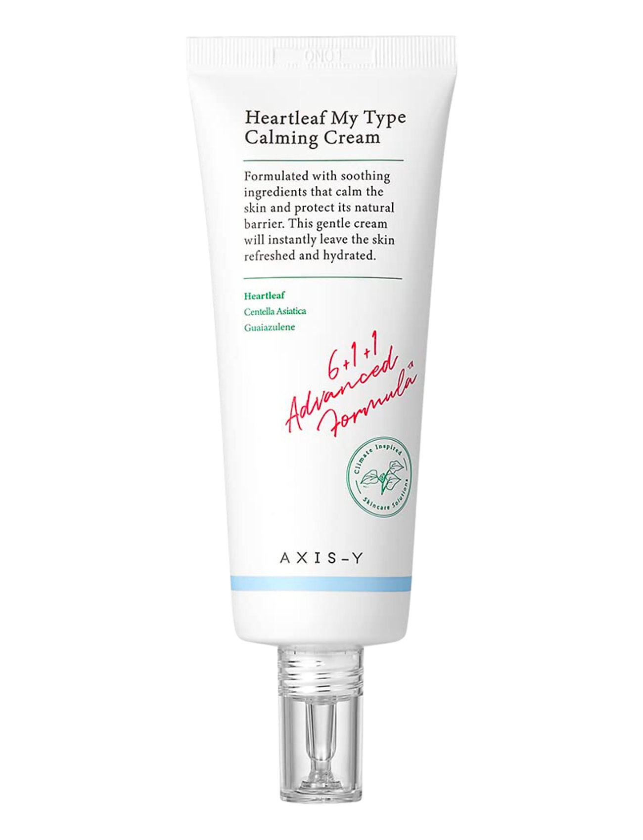 AXIS-Y Heartleaf My-Type Calming Cream, 60 ml, Nude, Fugtighedscreme > Dagcreme, Dame