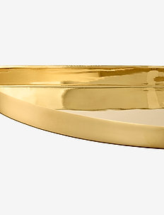 UNITY quarter circle tray - dekorativa fat & skålar - gold