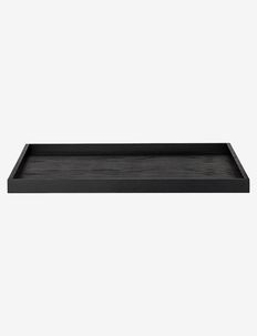 UNITY wooden tray - dekoratīvie šķīvji - black