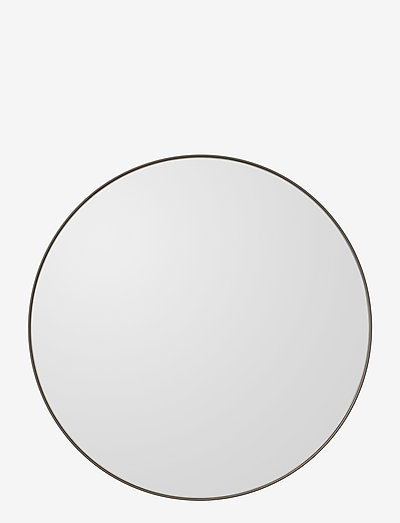 CIRCUM mirror - round mirrors - clear/taupe