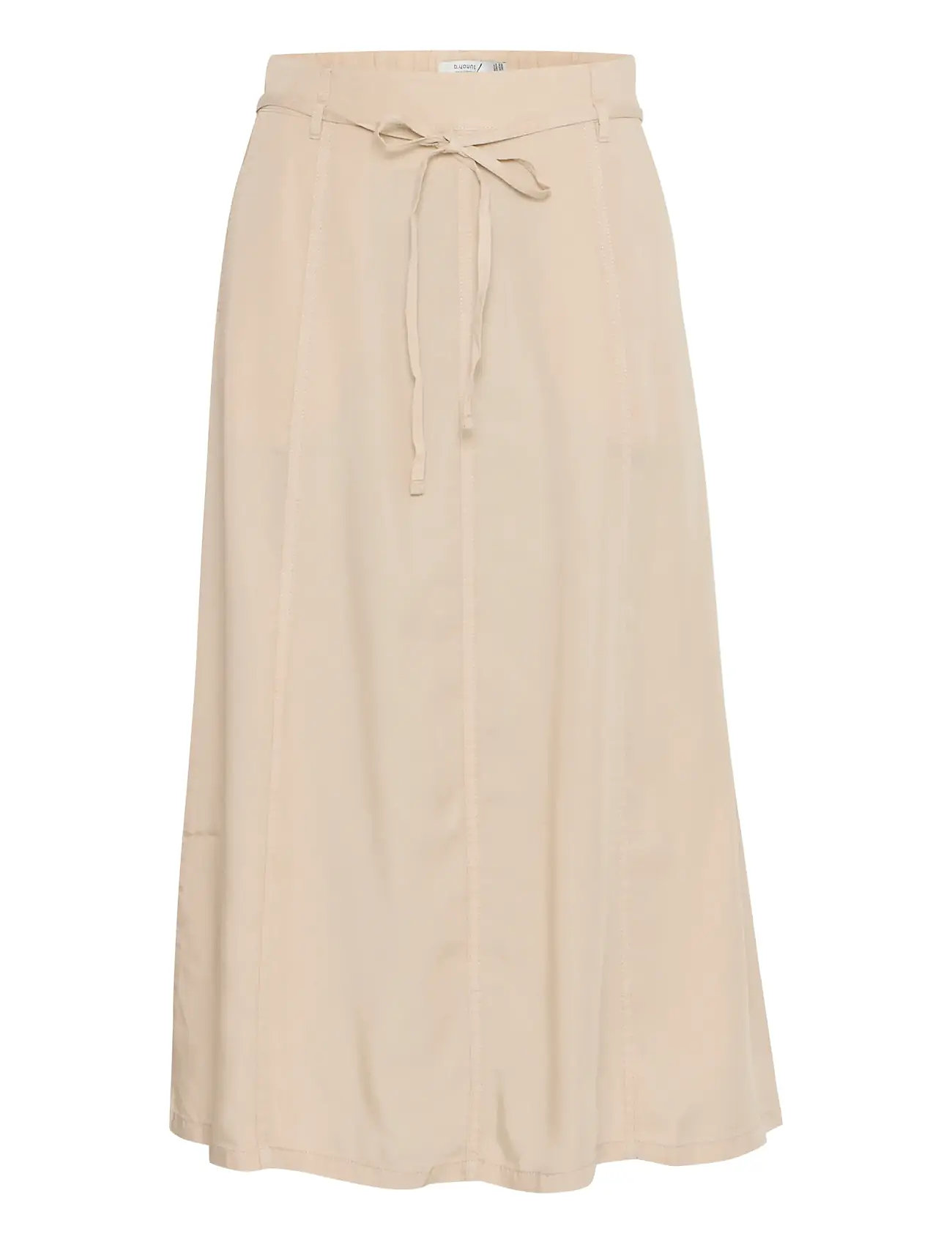 Bykosmo Wide Skirt - Skirts Knee-length & Midi Skirts Beige B.young