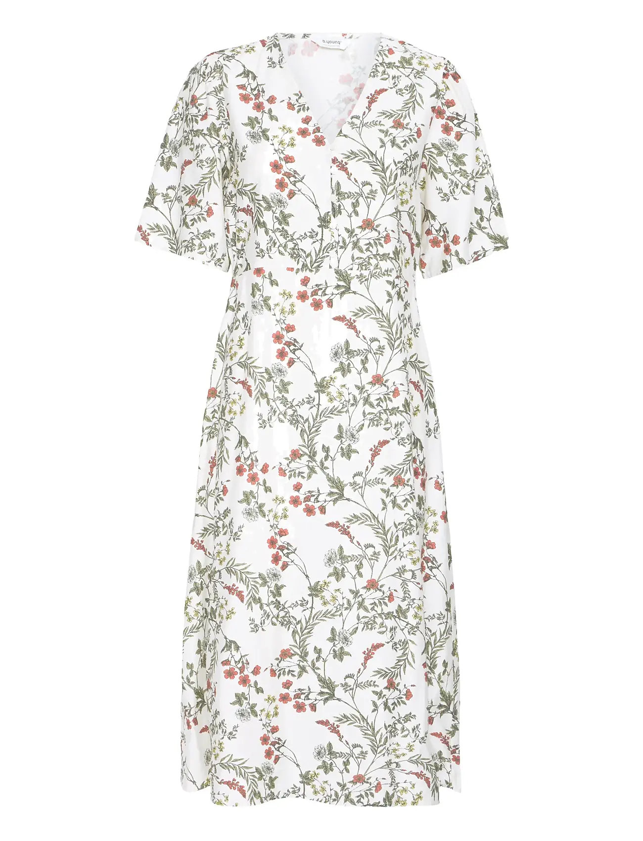 Byimilda Ss Dress - Dresses Summer Dresses White B.young