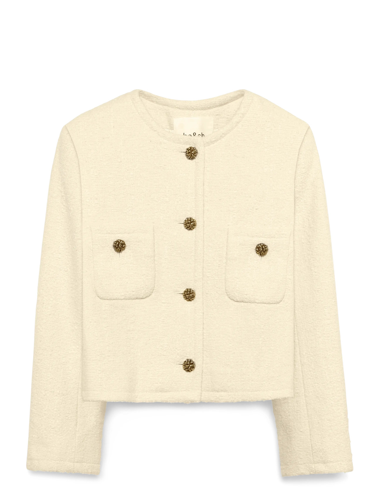 ba&sh Veste Meredith, 36, Cream, Designere > BouclÉ Blazere, Dame