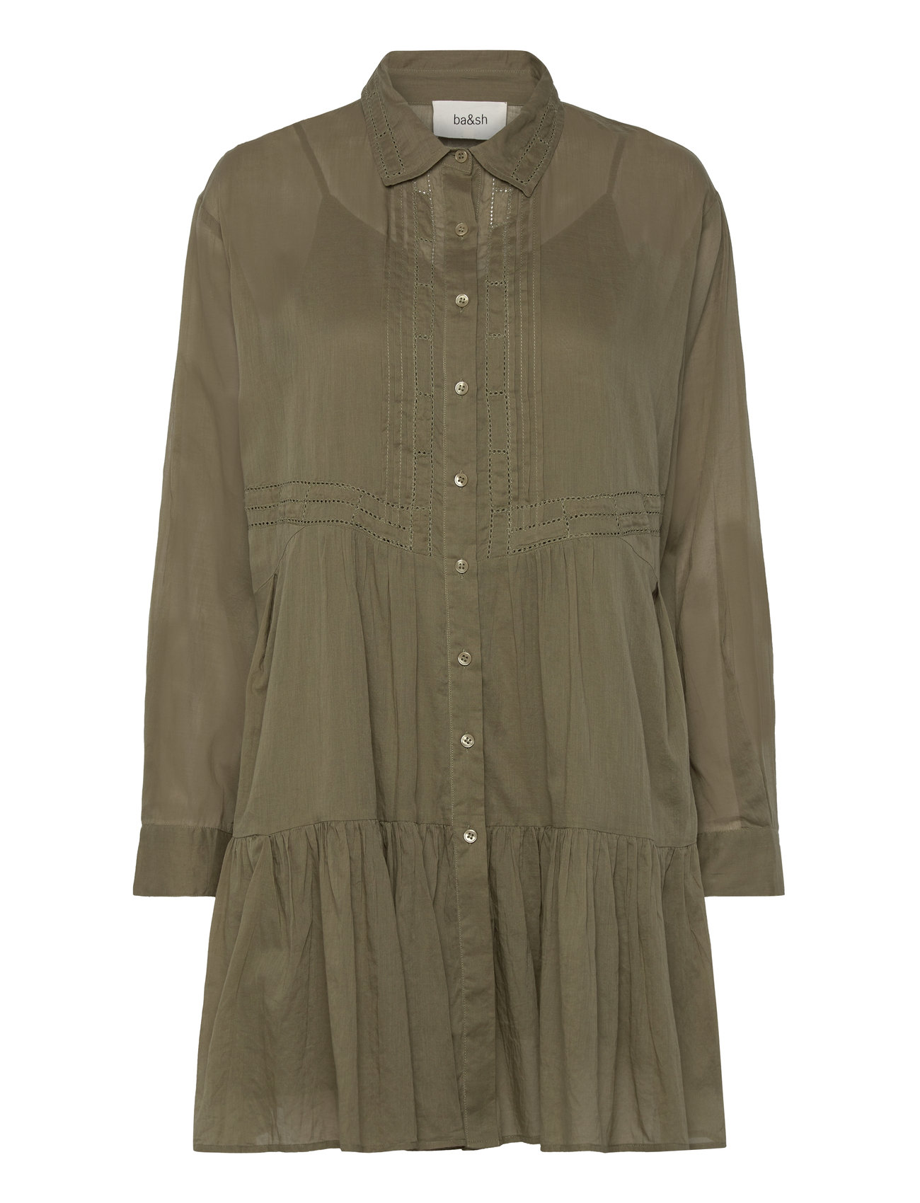 Ba&sh Cosima Dress Khaki Green