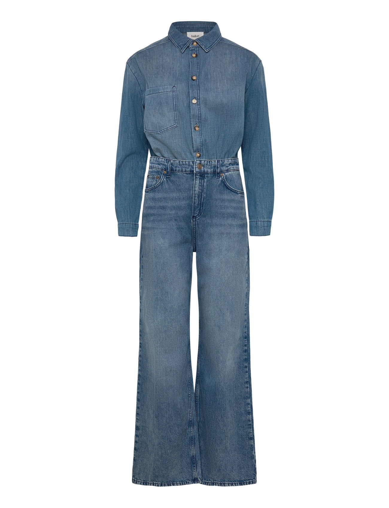 BA&SH Combinaison Bloom Blau - 42 - Damen