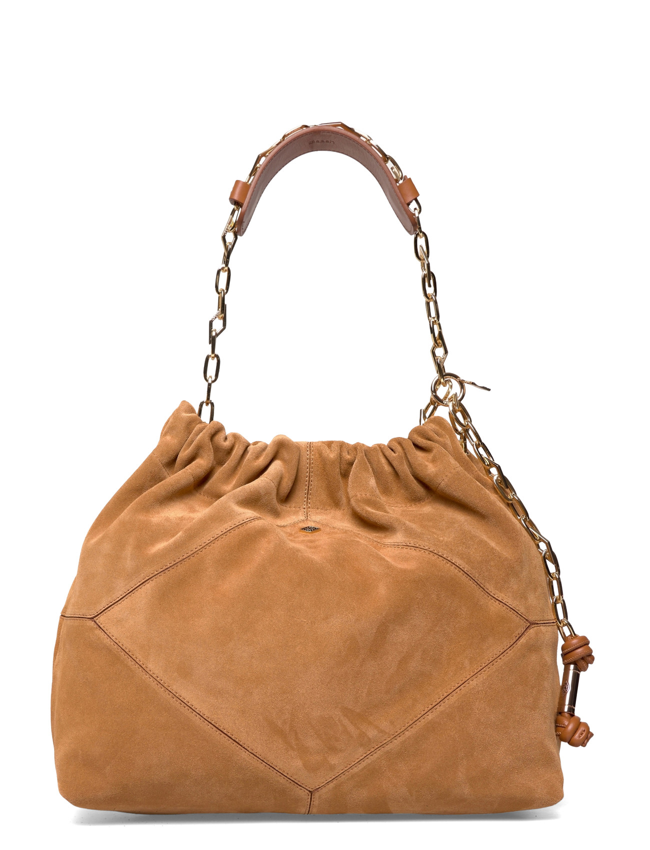 ba&sh Sac M Suede June Tote, One Size, Brown, Tasker > Spande, Dame