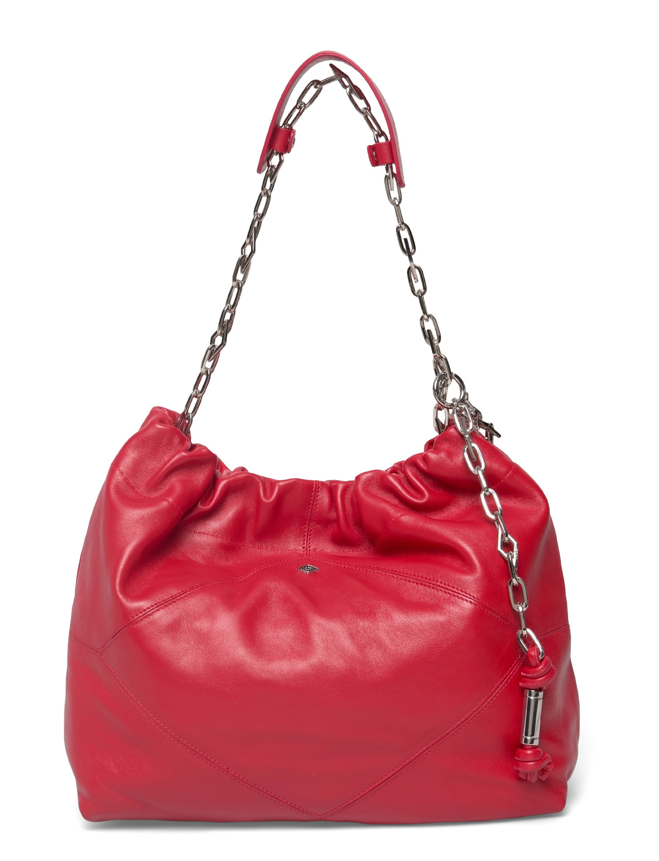 ba&sh Sac M Nappa June Tote, TU, Red, Designere > Små Skuldertasker-Crossbody-Tasker, Dame