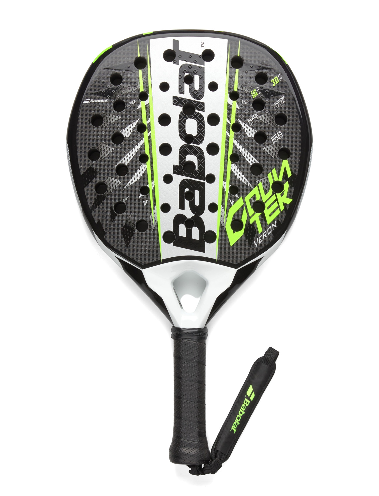 Babolat Counter Veron 2.6, One Size, Black, Sport Rackets & Equipment > Sport Padel Rackets, Herre