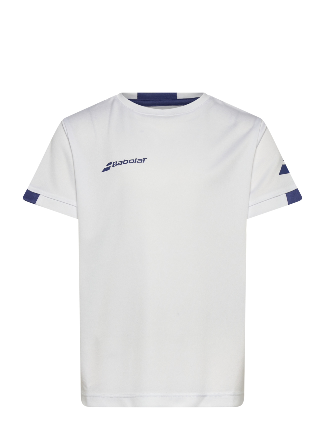 Babolat Play Crew Neck Tee Boy, 152, White, T-Shirts > Sportstoppe, Børn