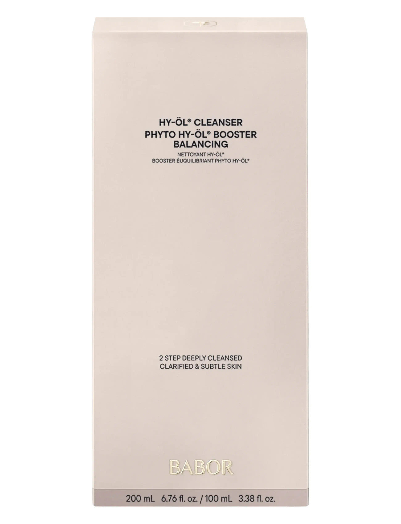Babor Set Hy-Öl & Phyto Balancing, 300 ml, Nude, Cleansers > Foaming Cleanser, Dame