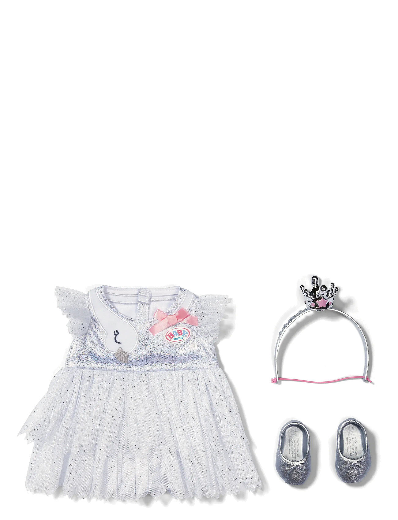BABY born Baby Born Ballerina Outfit 43cm, 43 cm, White, Dukker Og Tilbehør > Dukker Accessories, Børn