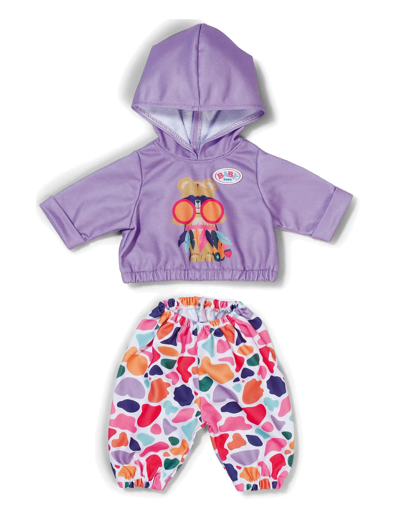 BABY born Baby Born Hoodie Outfit 43cm, 43 cm, Purple, Dukker & Tilbehør > Dukketøj, Børn
