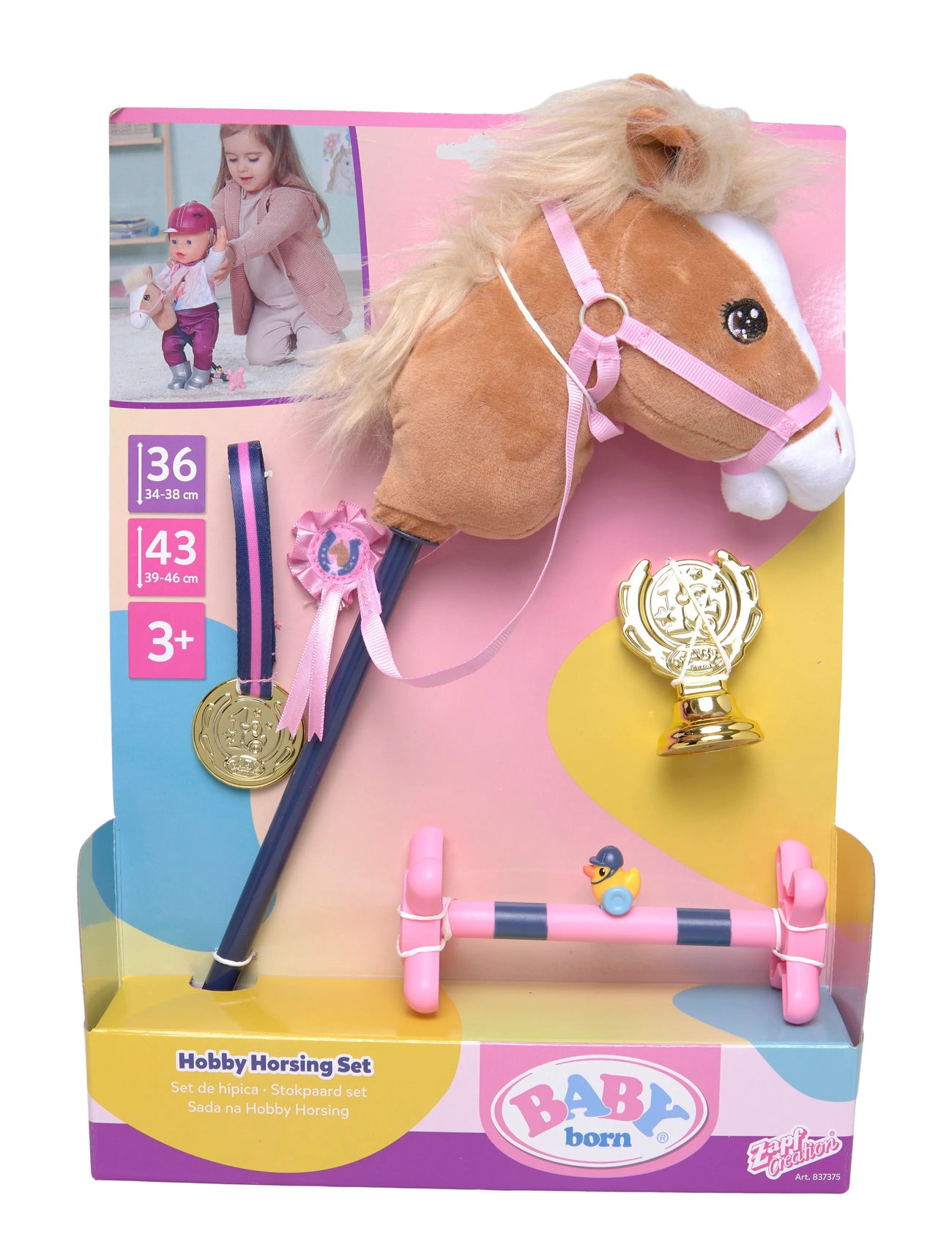 BABY born Baby Born Hobby Horsing Set, One Size, Brown, Rollespil > Markedsboder Og Tilbehør Til Legetøj, Børn