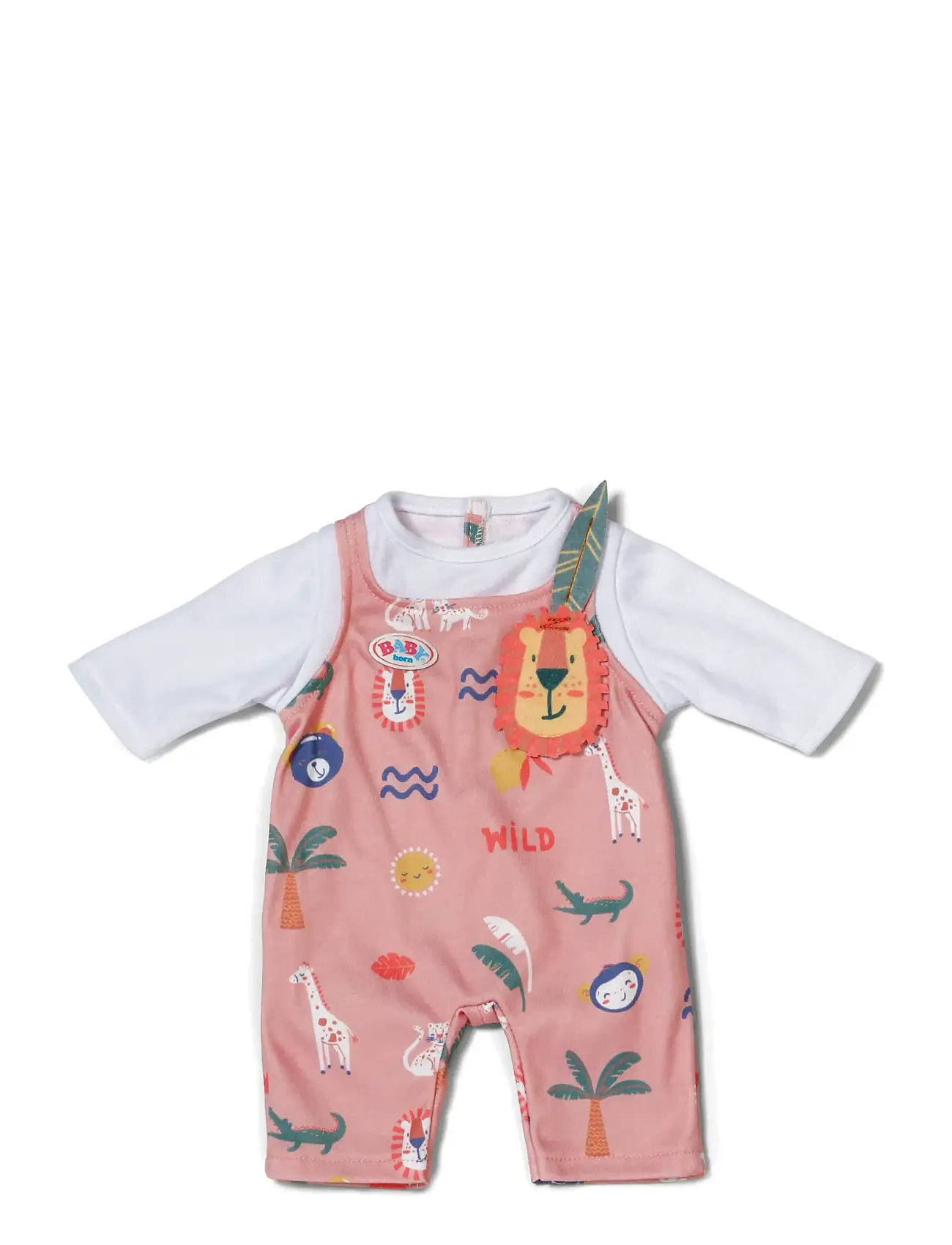 BABY born Baby Born Romper Jungle 43cm, One Size, White, Dukker & Tilbehør > Dukketøj, Børn