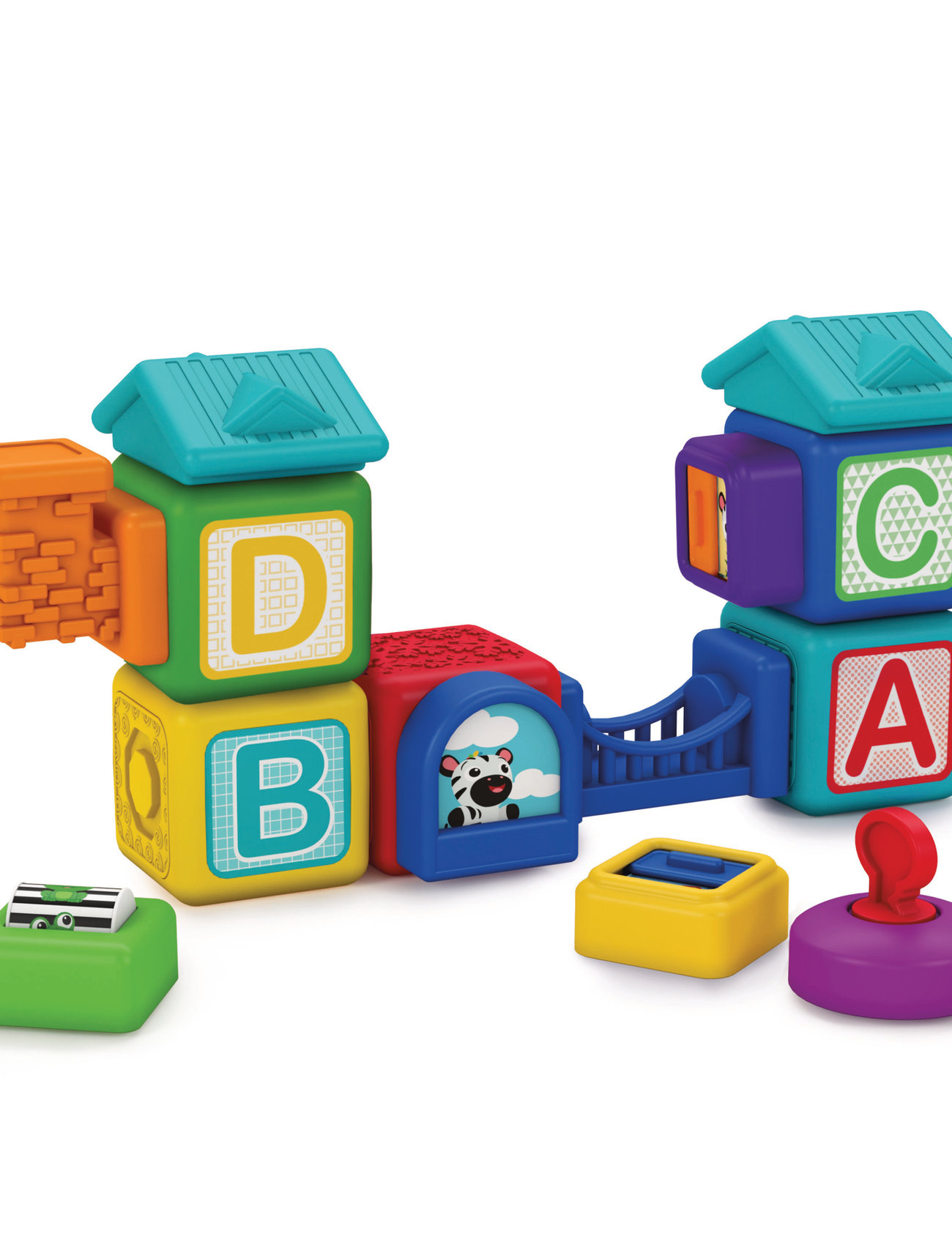 Bridge & Learn™ Magnetiske Aktivitetsklodser Toys Baby Toys Educational Toys Activity Toys Multi/patterned Baby Einstein