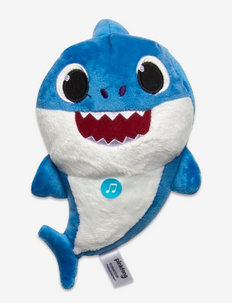 Baby Shark  w/sound S100 20 soft -  Daddy Shark (Blue) - pluszowe zwierzątka - blue and white