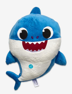 Baby Shark  w/sound S300 27 soft -  Daddy Shark (Blue) - animaux en peluche - blue and white