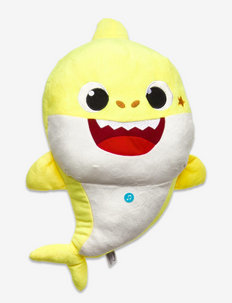 Baby Shark  w/sound S500 37 soft -  Baby Shark (Yellow) - interactieve dieren - yellow and white