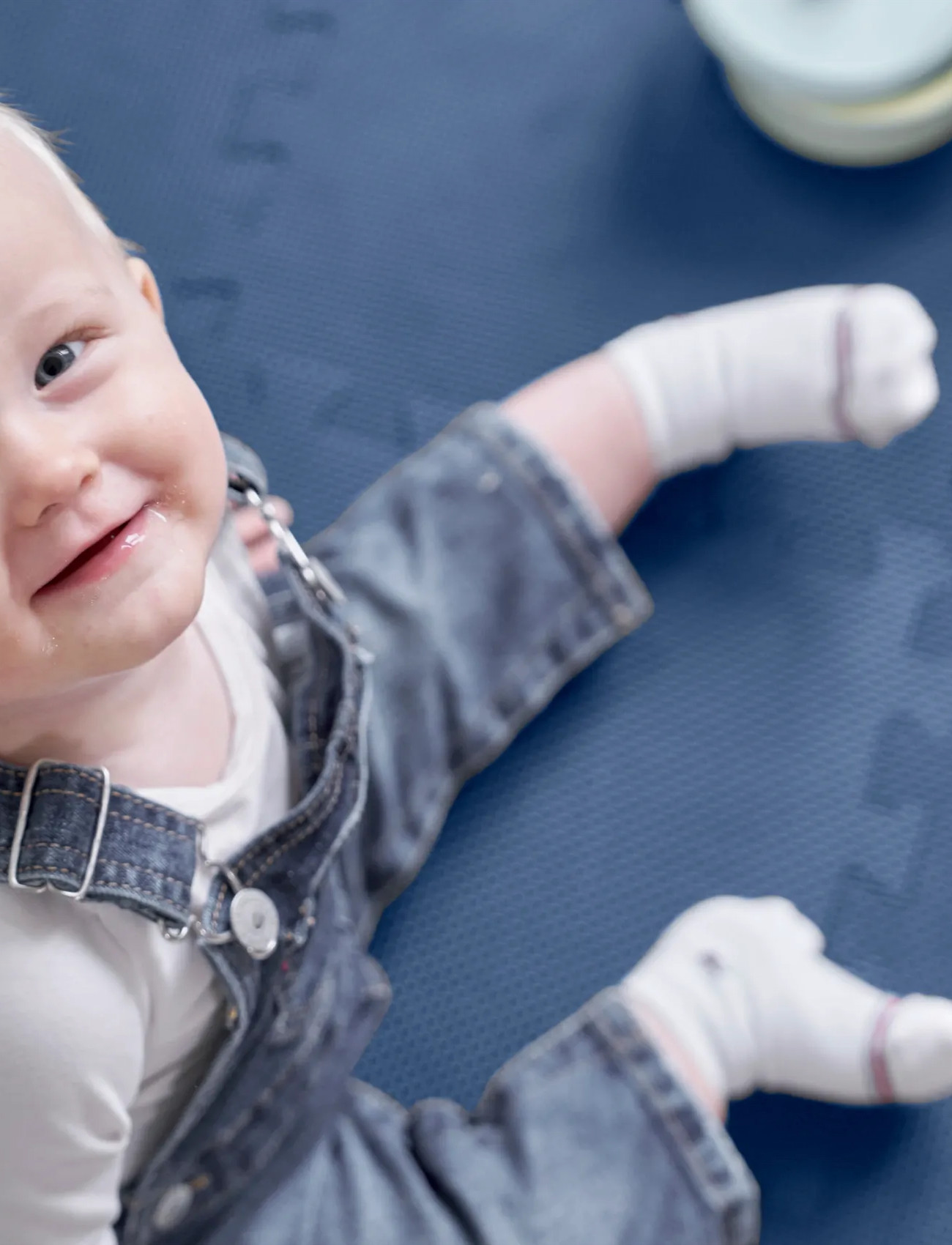 BabyDan Dusty Blue Playmat By Babydan, One Size, Blue, Babysøvn > Legemåtter, Børn