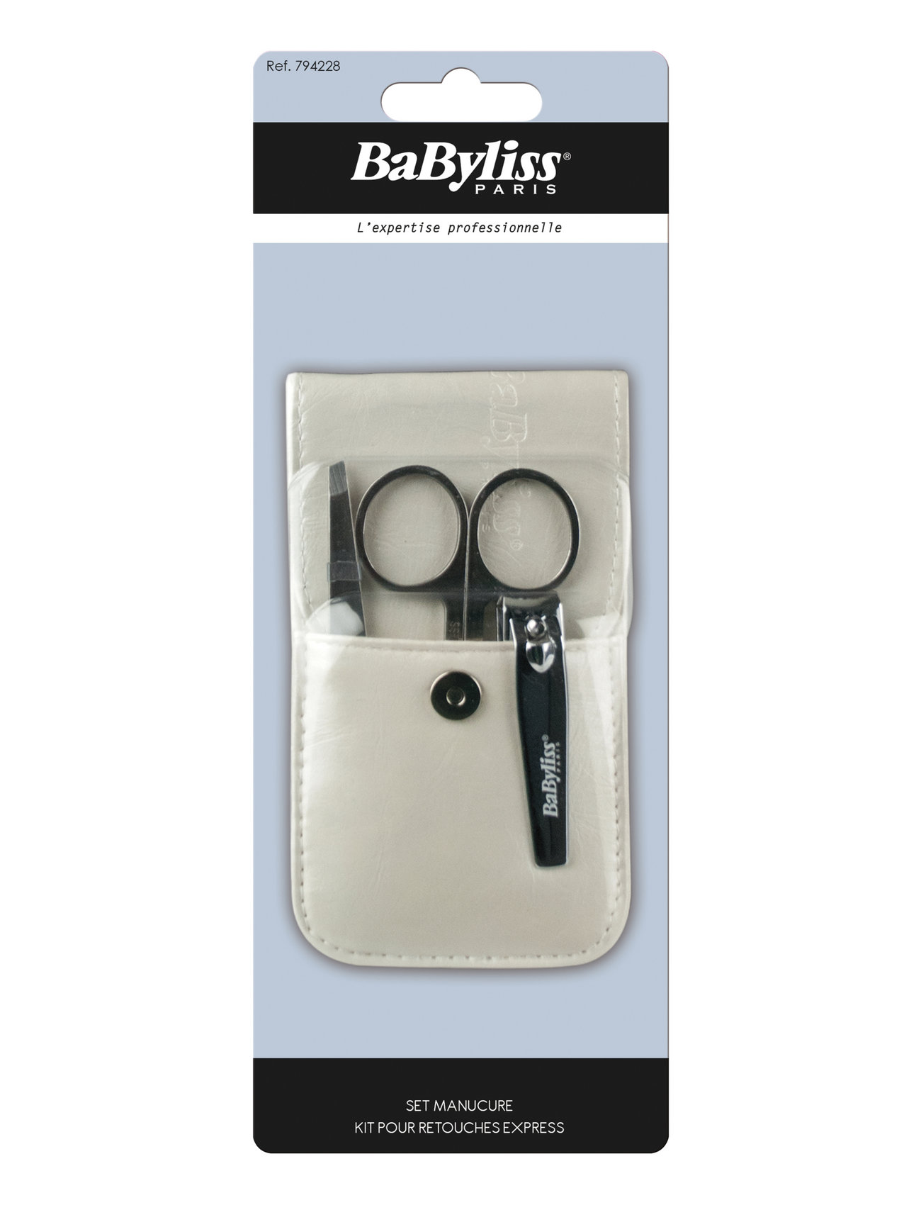 Manicure Set Neglepleje Silver Babyliss Paris