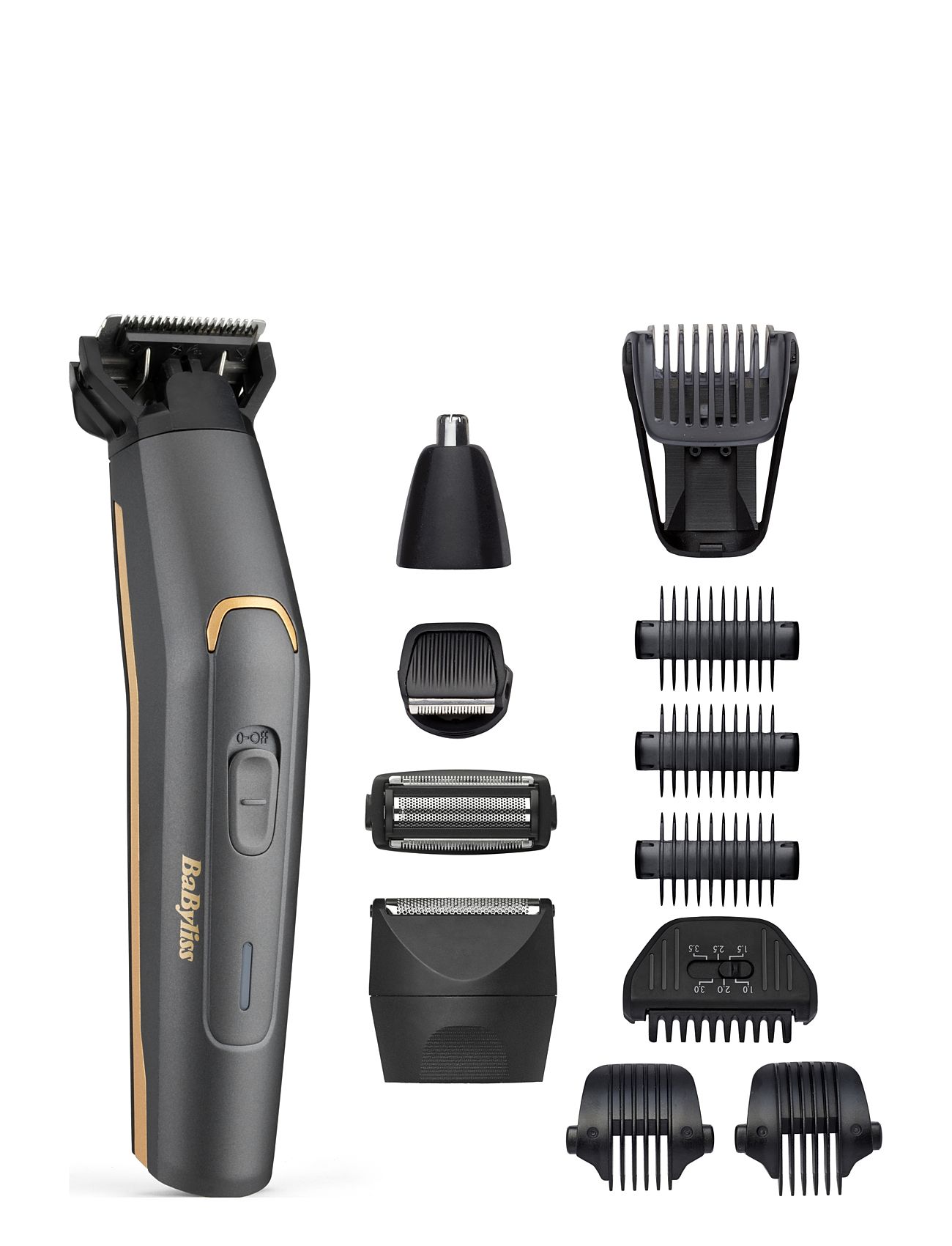 Graphite Orecision 12 In 1 Multi Trimmer Beauty Men Shaving Products Grey BaByliss