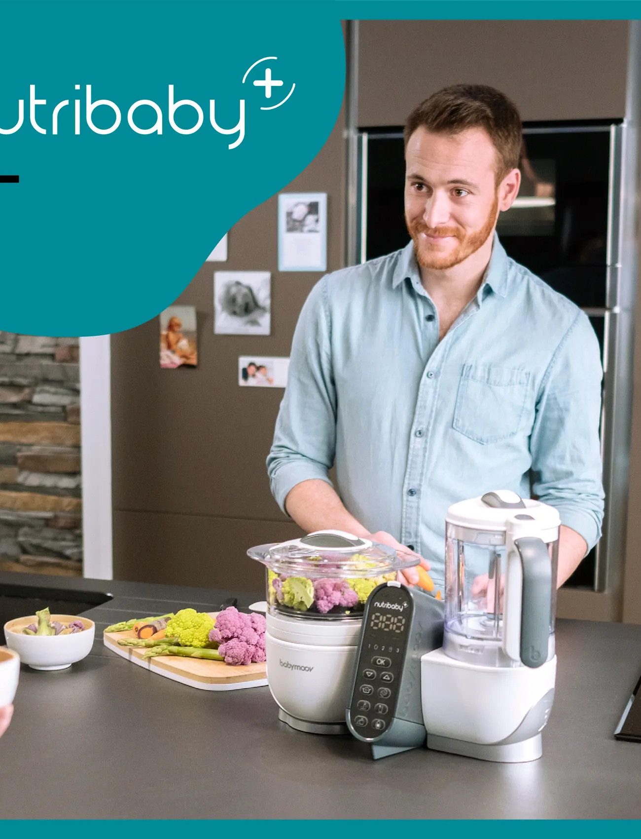BabyMoov Bundle Nutribaby+ Isy Pouches, One Size, White, Fodring Af Babyer > Sterilisering Og Opvarmning, Børn