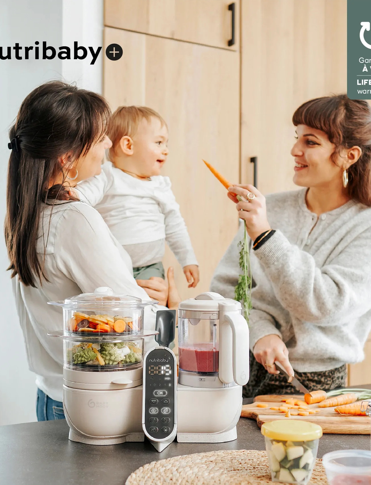 BabyMoov Nutribaby+ Mineral Beige, One Size, Cream, Baby Feeding > Baby Dinner Sæt, Børn
