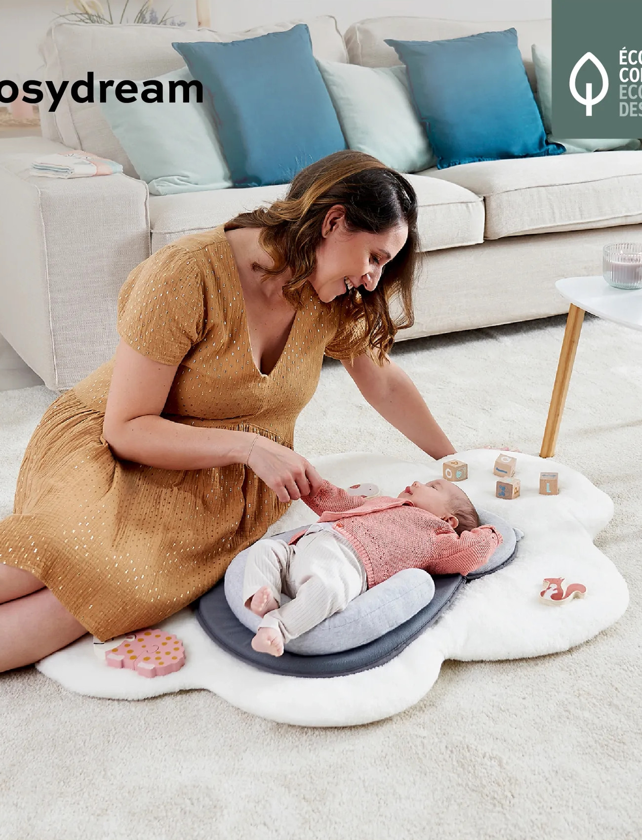 BabyMoov Cosydream Smokey, One Size, Grey, Baby-Søvn > Babynests, Børn