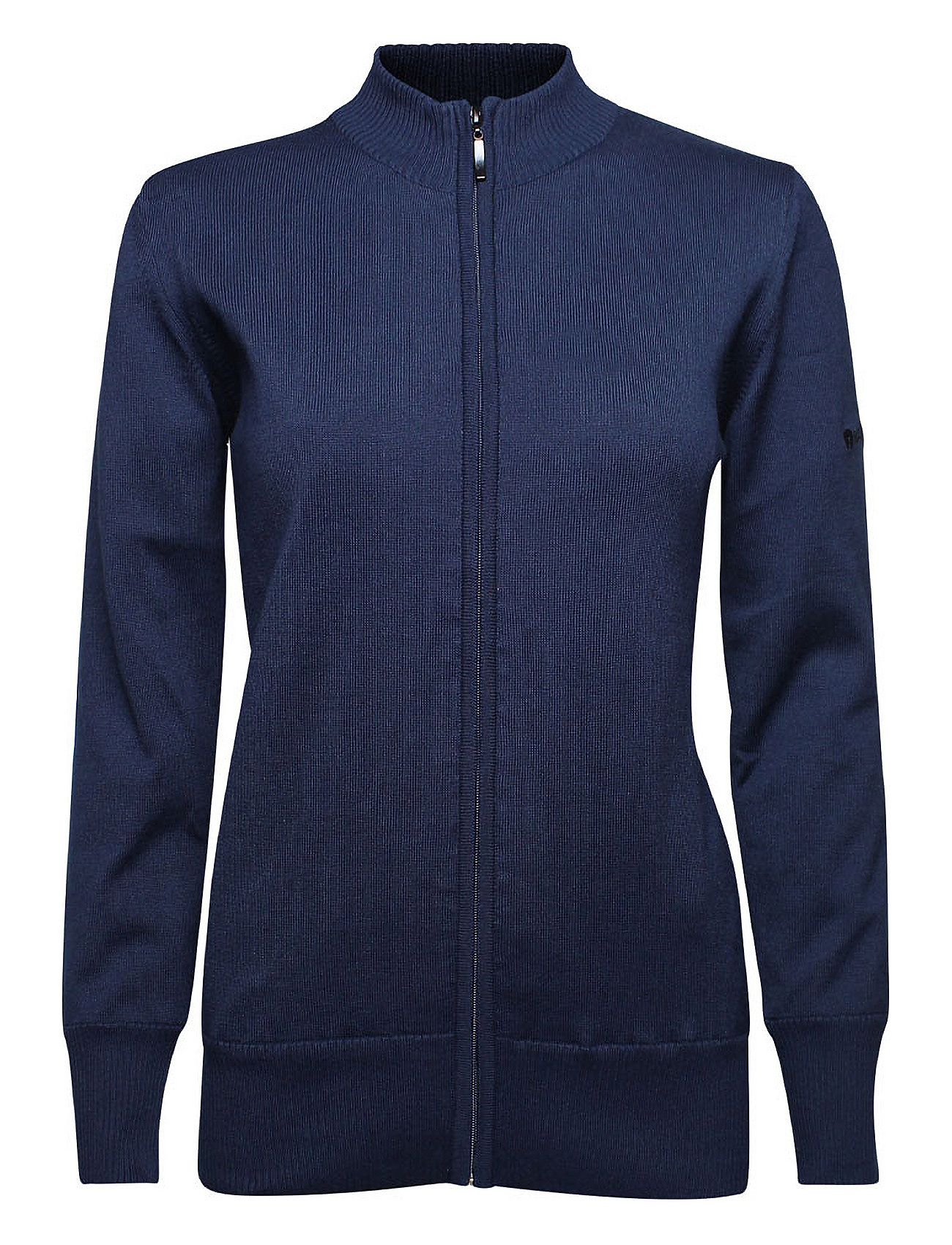 Ladies Windbreaker Full-Zip Navy BACKTEE