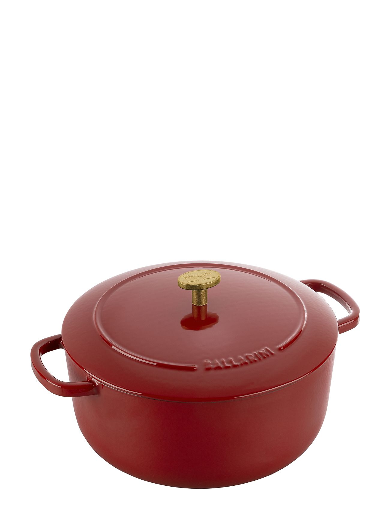 Ballarini Cocotte 24 Cm, Cast Iron, Red Röd