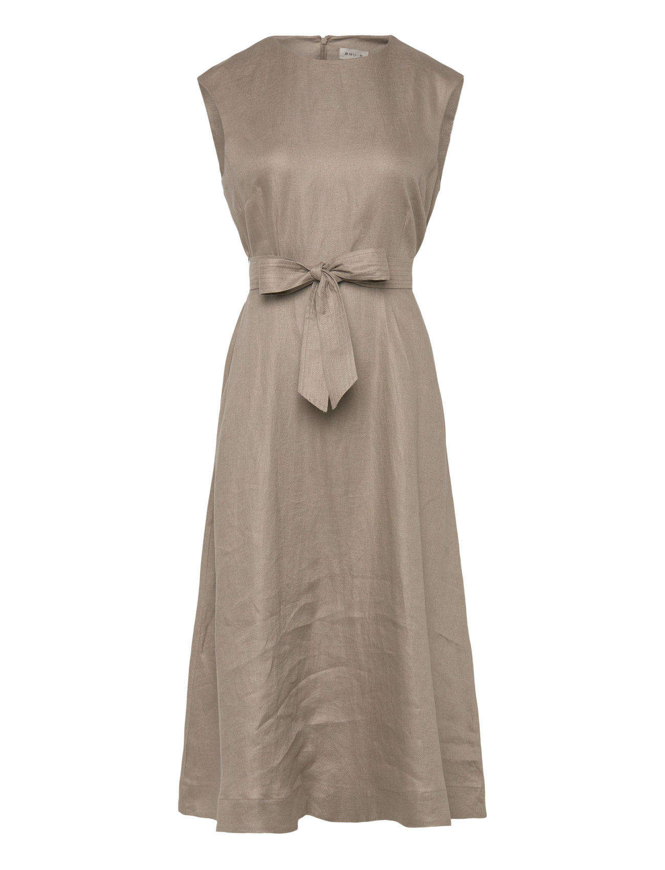 Palermo Dress Knelang Kjole Beige Balmuir