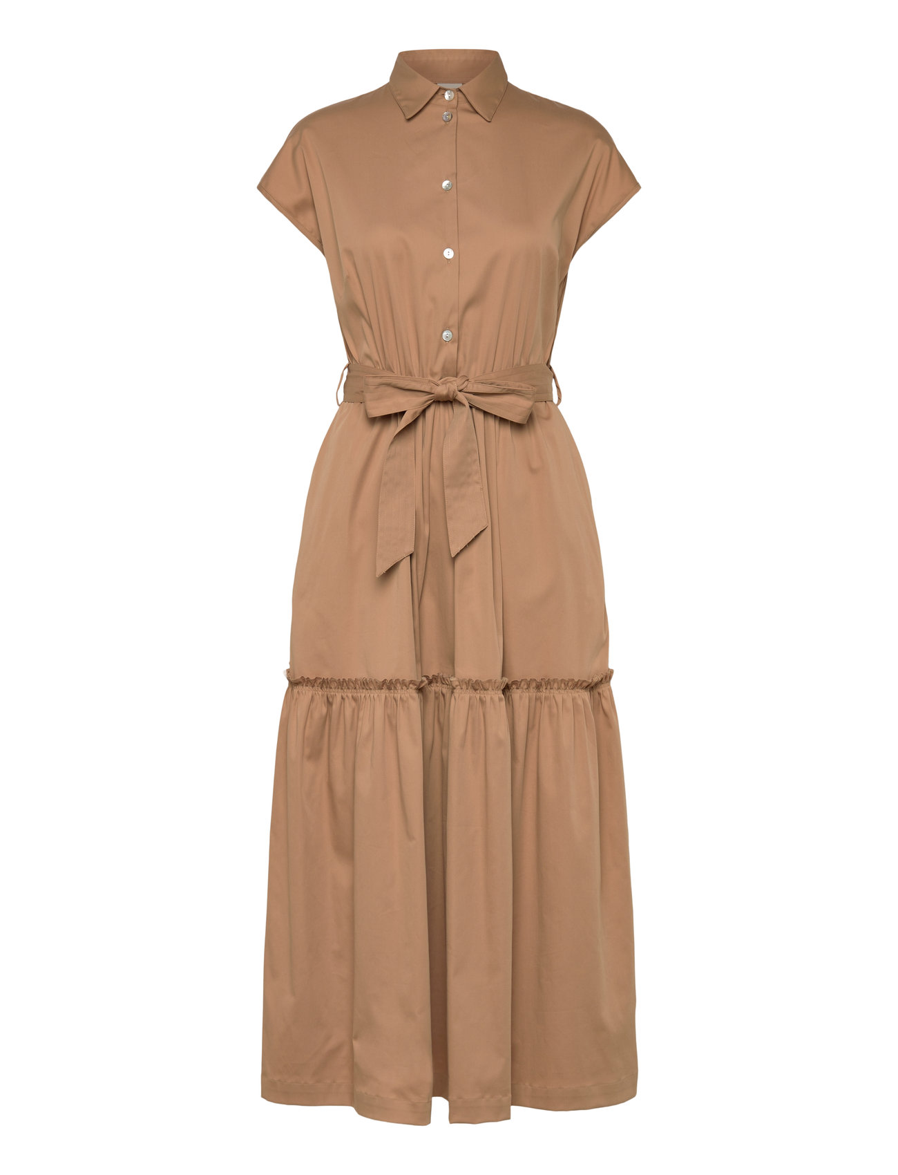 Taormina Dress Knelang Kjole Brown Balmuir