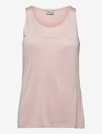 Mikaela silk top - sleeveless tops - baby pink