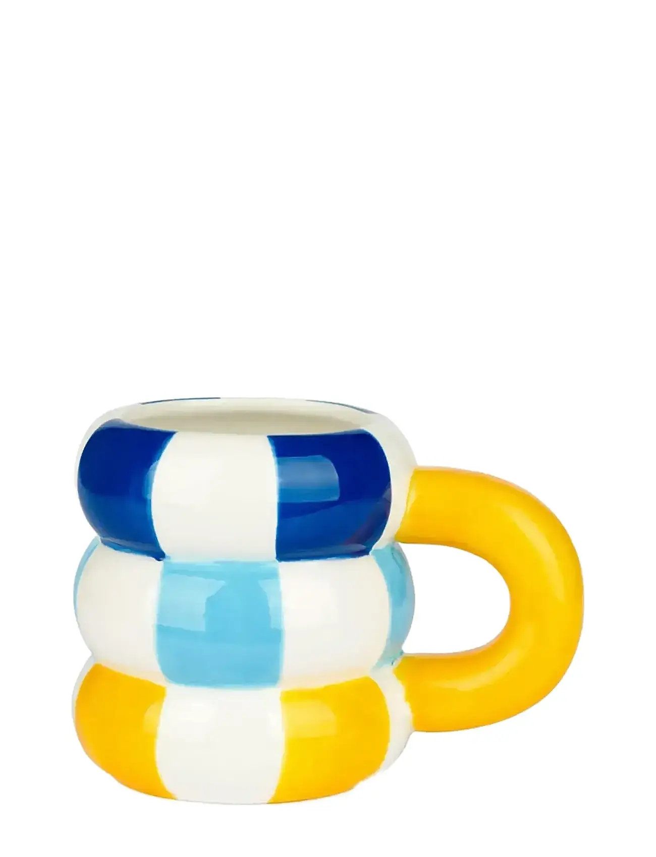 Balvi Krus Keramik Floats 300 ml Gul, 30 CL, Multi/patterned, Kopper & Krus > Kaffekopper, Unisex