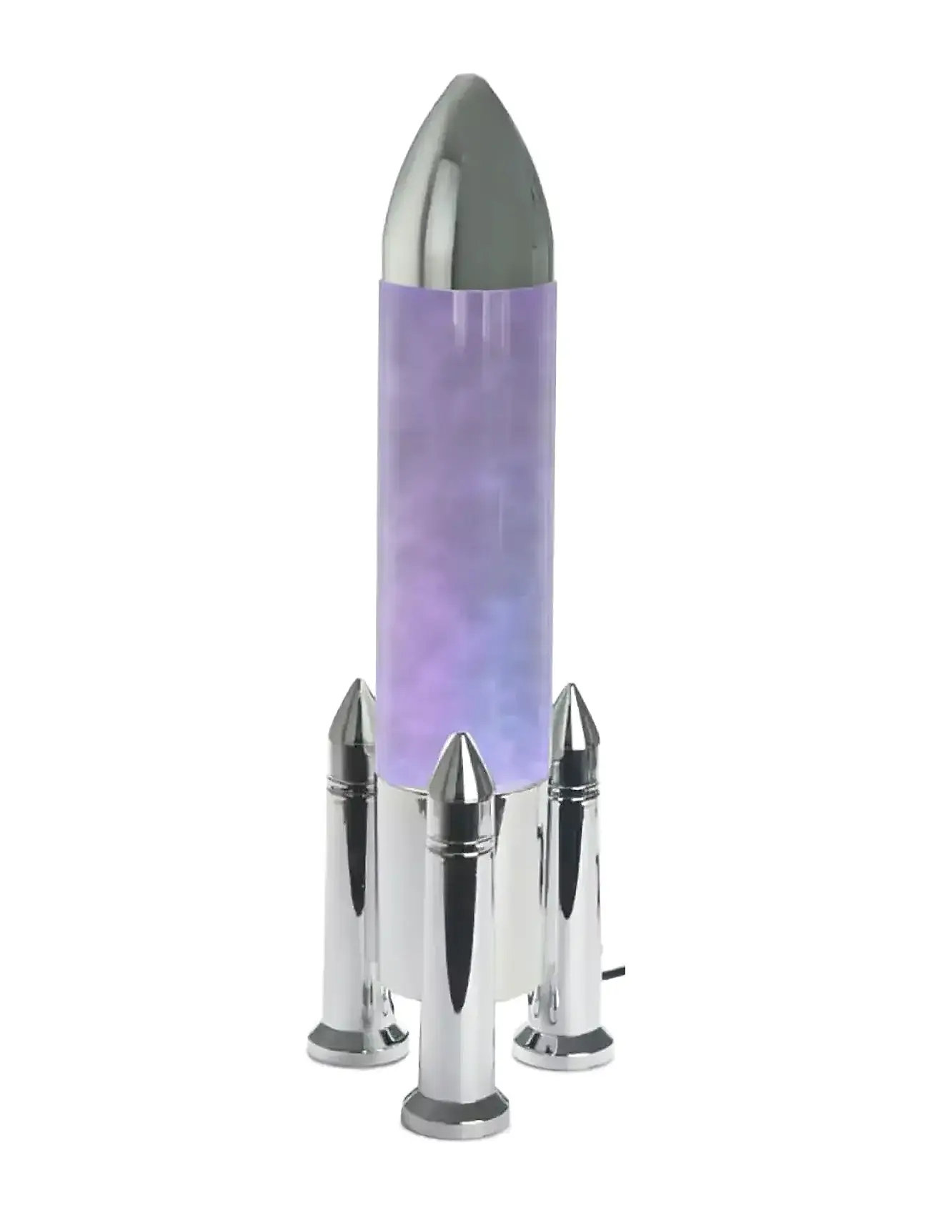 Balvi Rocket Sølv Lampe, H:45 cm, Silver, Lamper > Bordlamper, Unisex