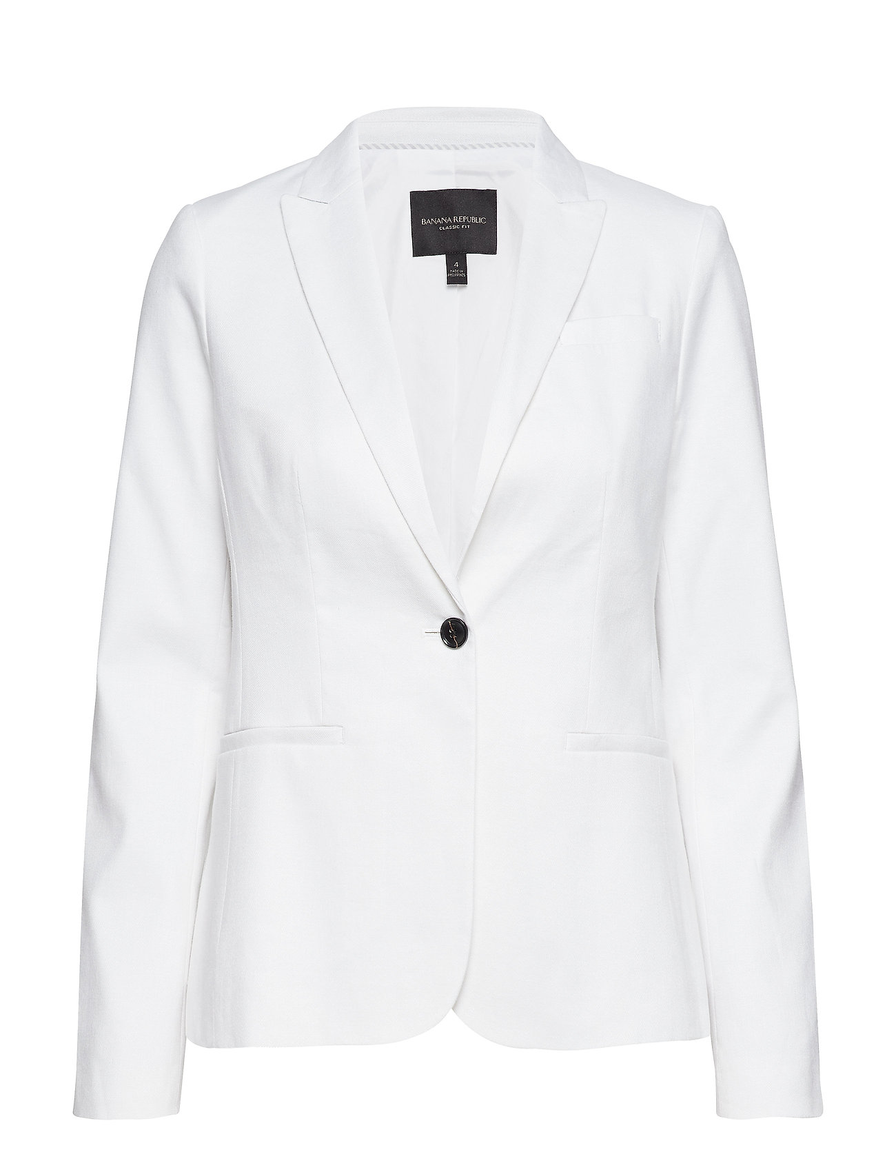 Classic Blazer Linen Colbert Wit Banana Republic banana republic kopen in de aanbieding Classic Blazer Linen Colbert Wit Banana Republic banana republic kopen in de aanbieding