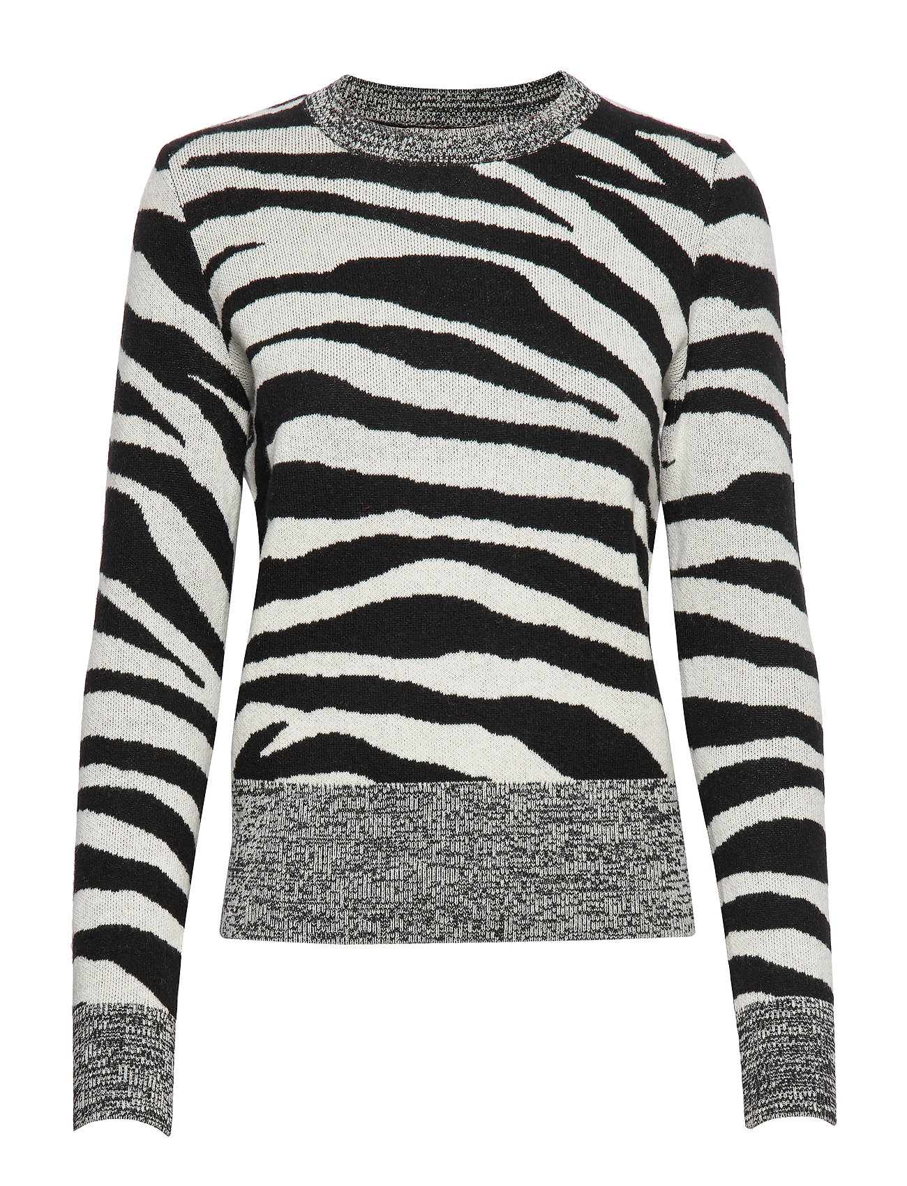 Zebra Print Wool-blend Sweater (Vzebra Print) (£63) - Banana Republic ...
