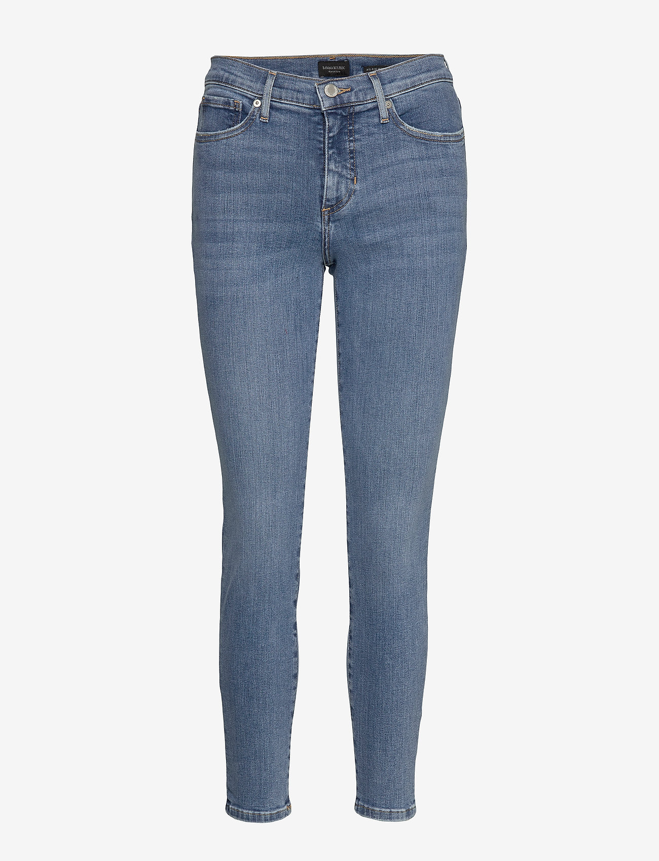 mid rise skinny ankle jeans