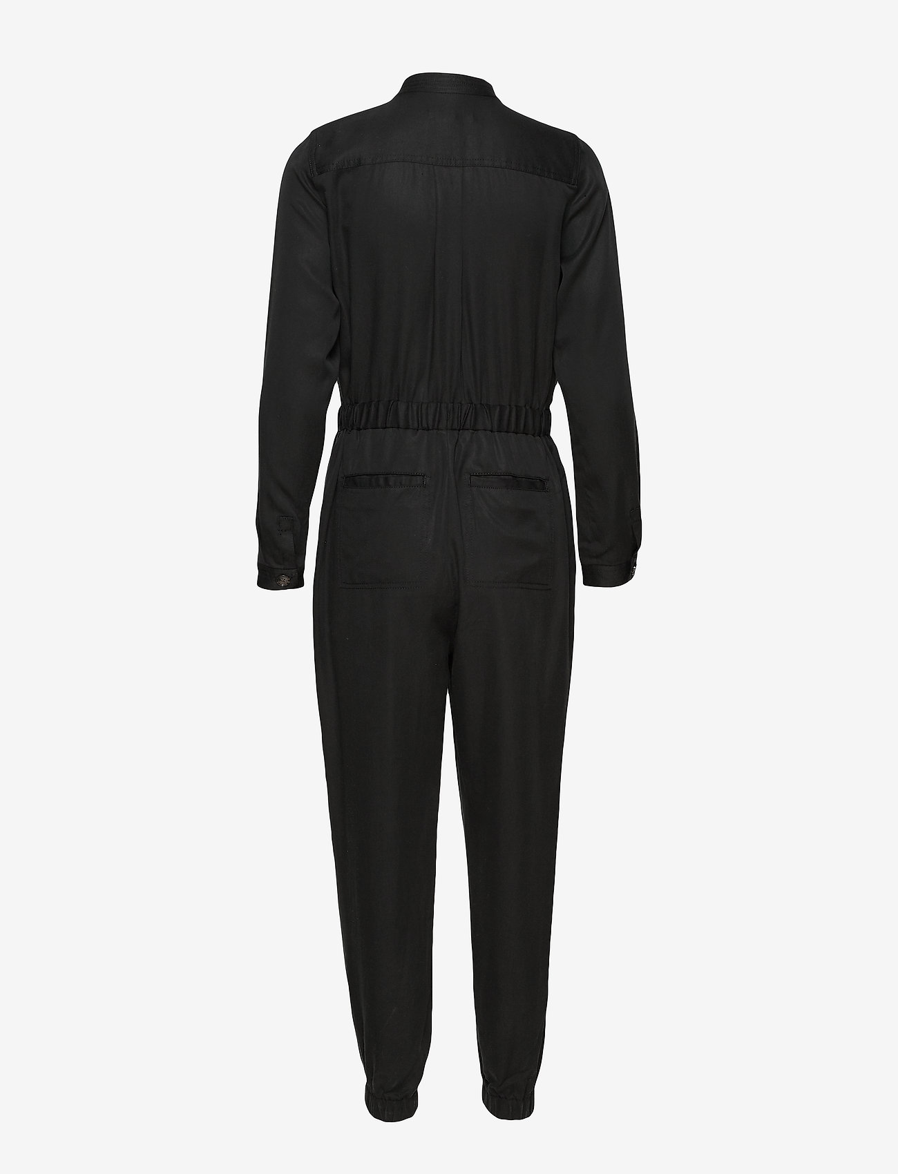 Tencel™ Flight Jumpsuit (Black K100) (538.85 kr) Banana Republic