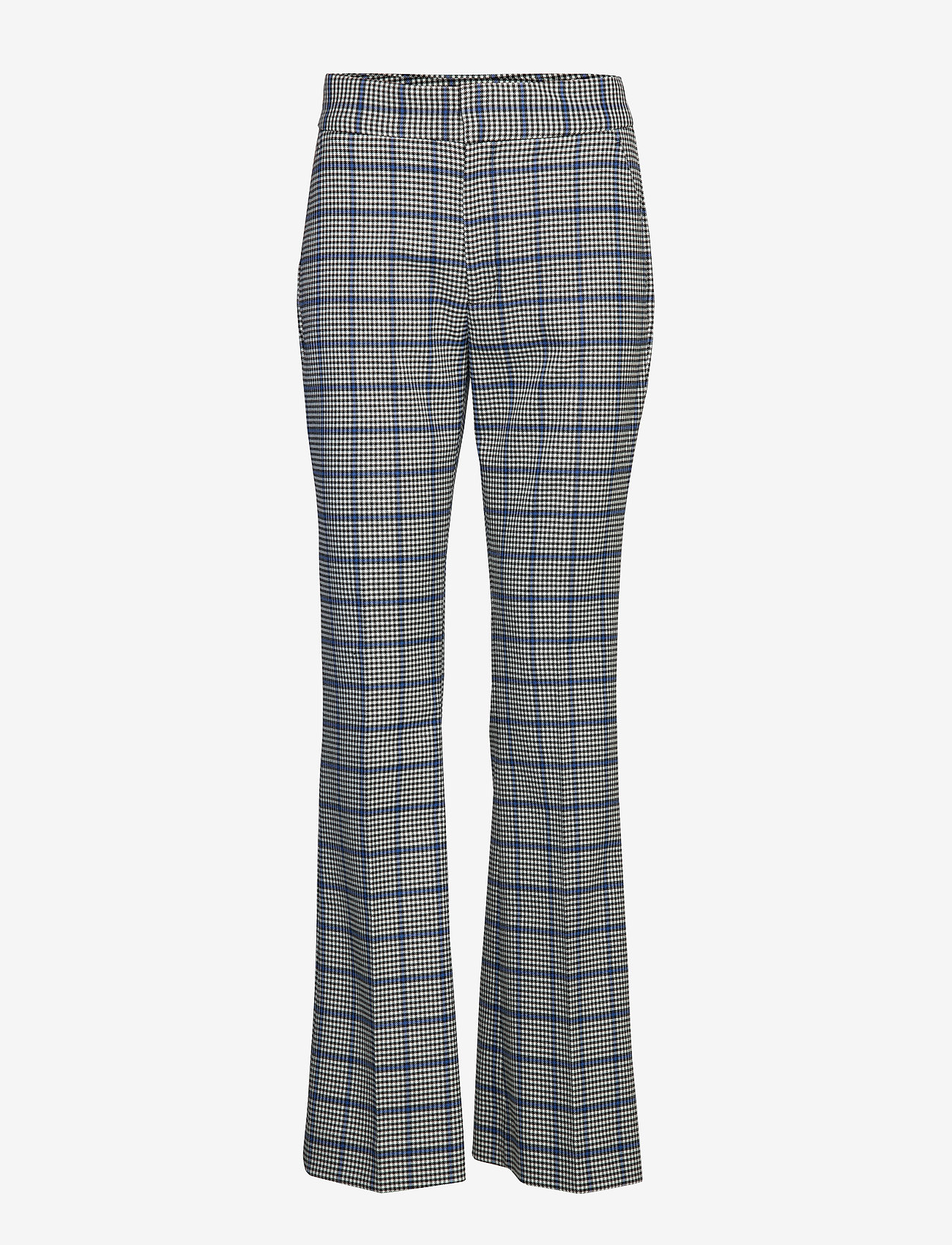 flare plaid pants