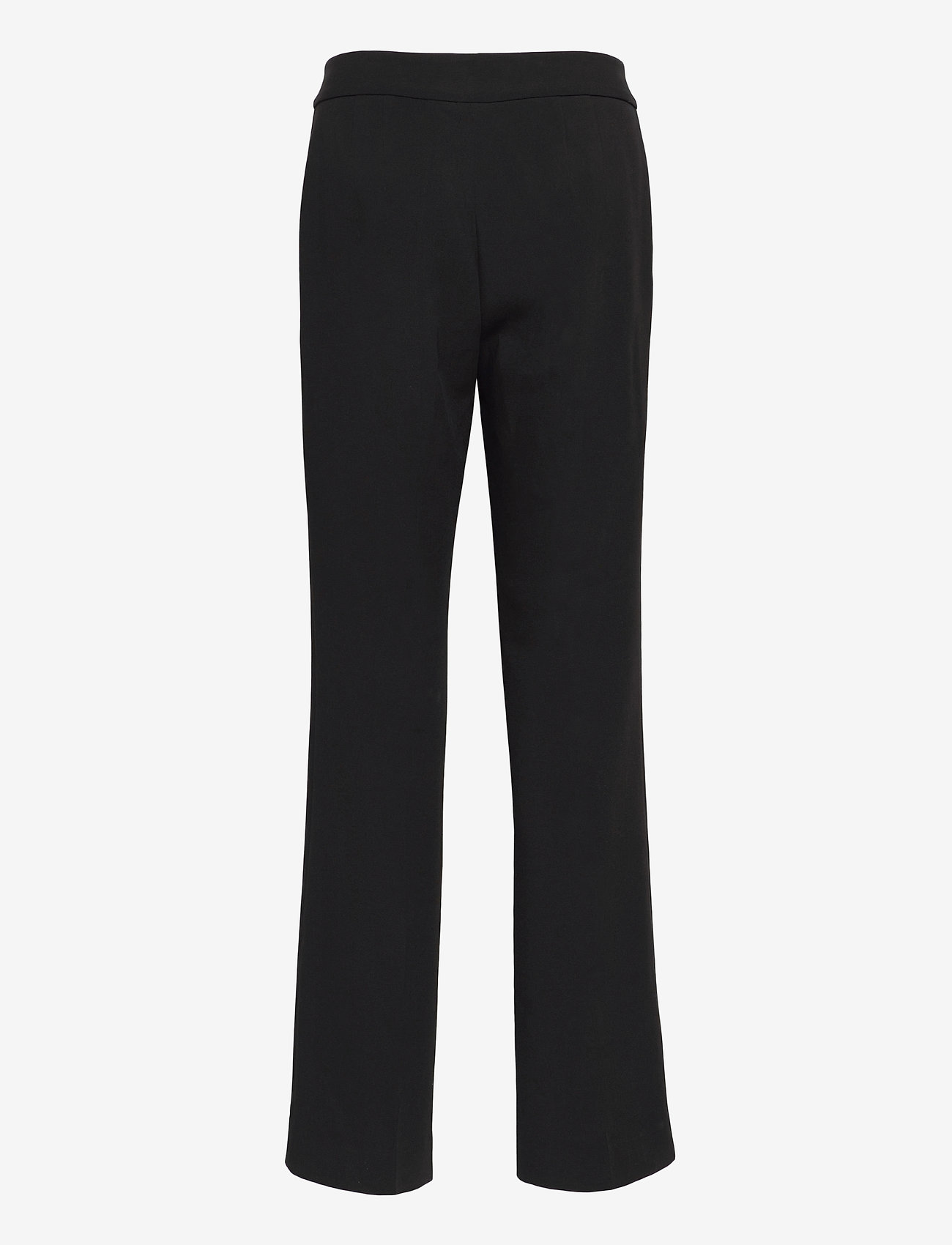 high rise flare black pants