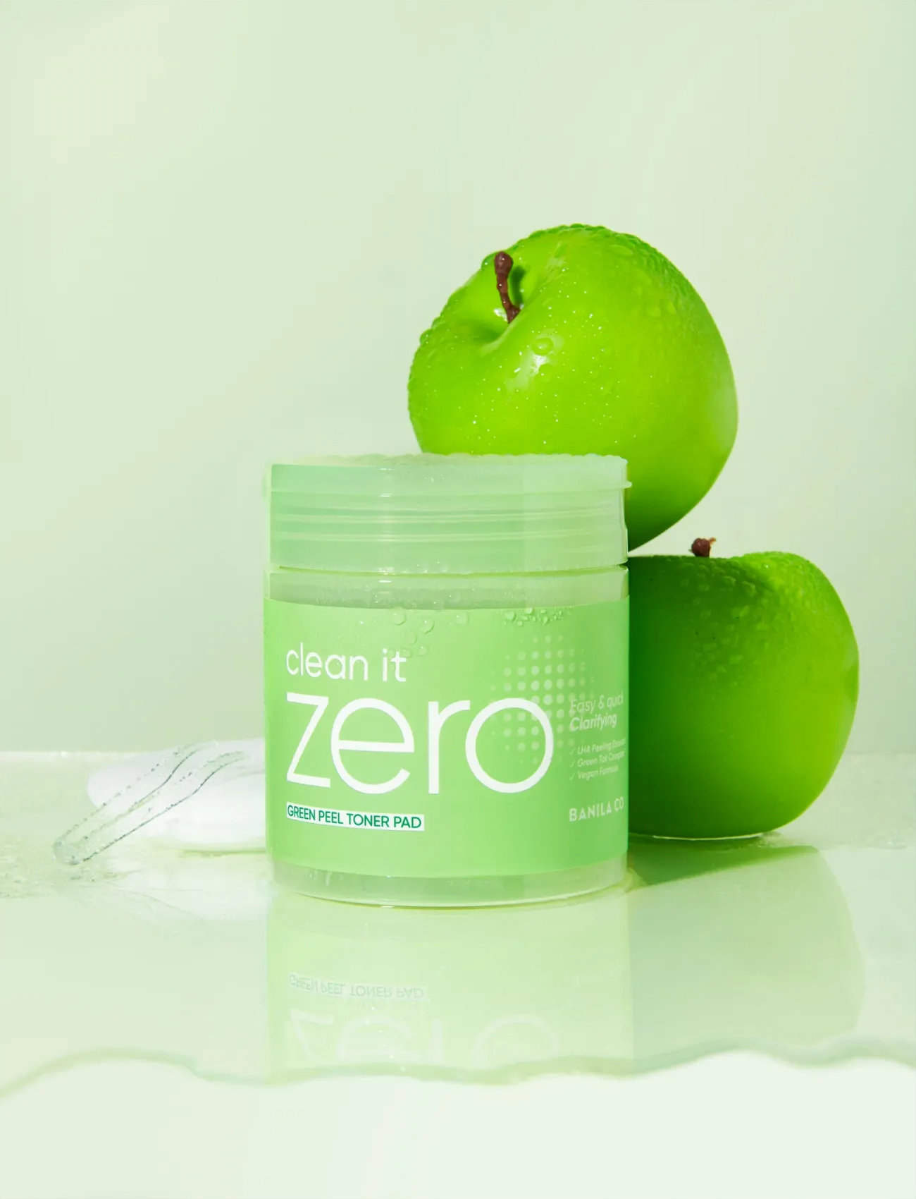 Banila Co Clean It Zero Green Peel Toner Pad, 200 ml, Green, Toners > Toner Pads, Dame