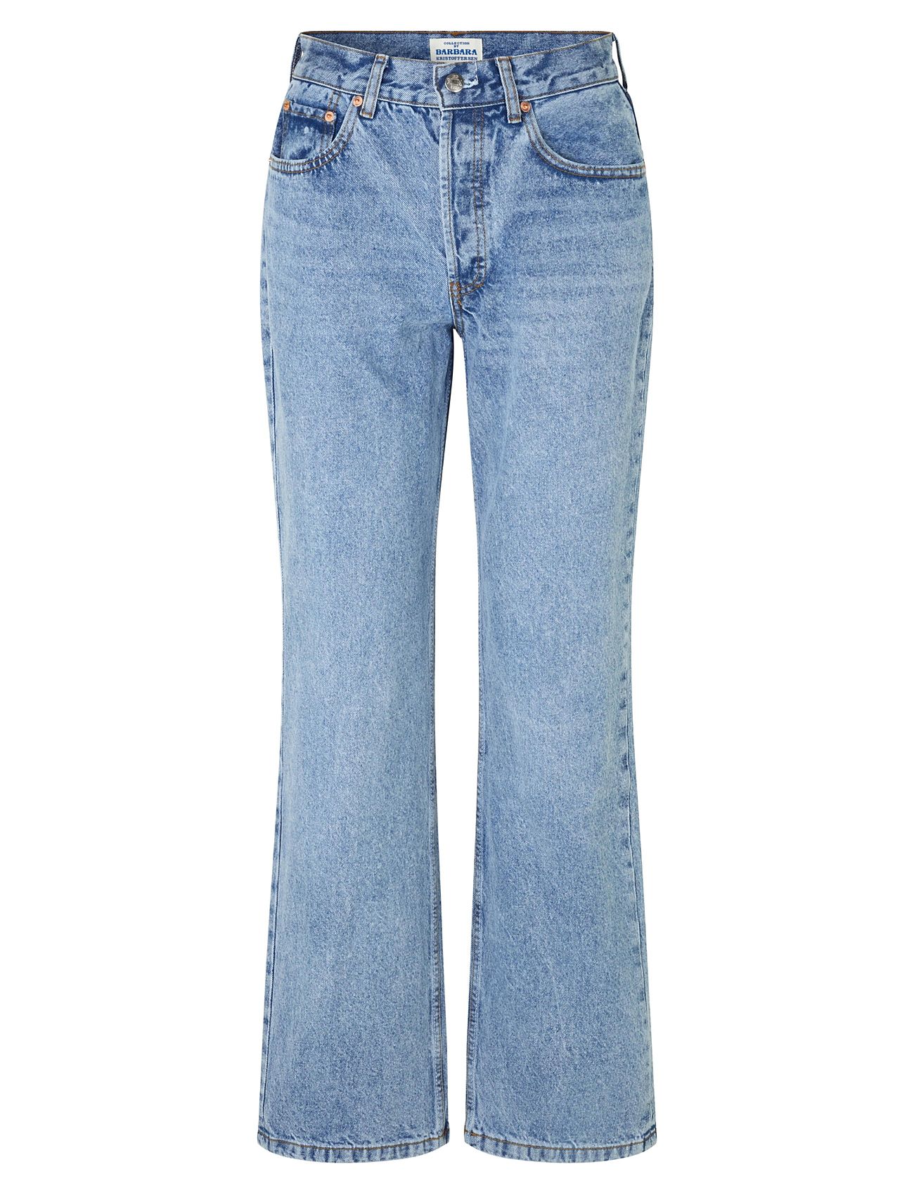 Trousers Bottoms Jeans Wide Blue Barbara Kristoffersen By Rosemunde