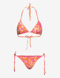 Bikini - 2 pièces - set - shiitake orange print