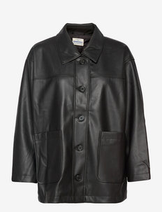 Jacket ls - læderjakker - black