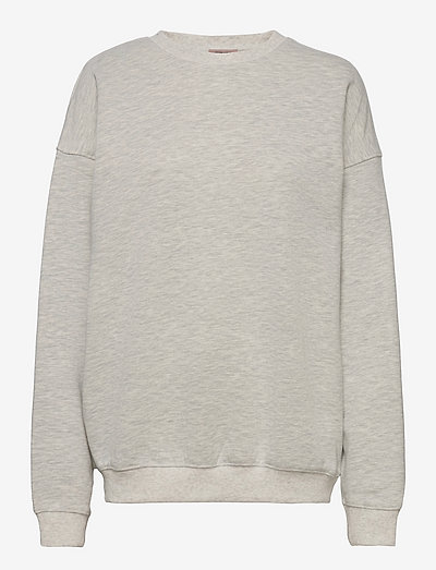 Pullover ls - sportiska stila džemperi - silver grey melange